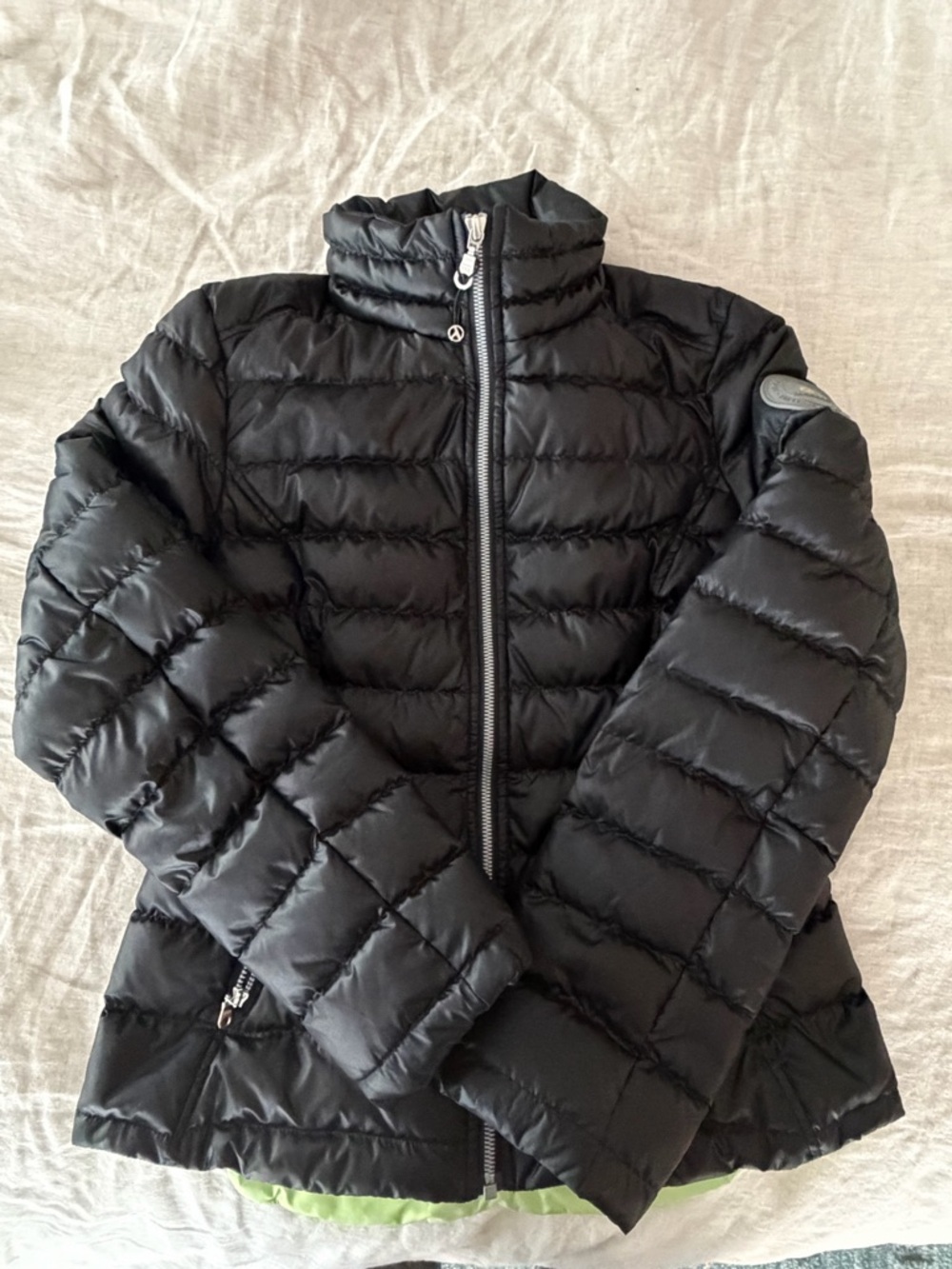 avocado Black Quilted Women's Puffer Jacket
